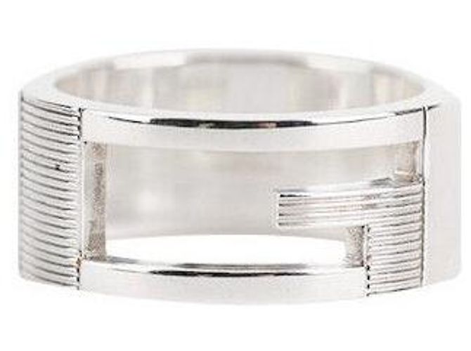 Gucci Anello in Argento con Logo Taglia - vista 4
