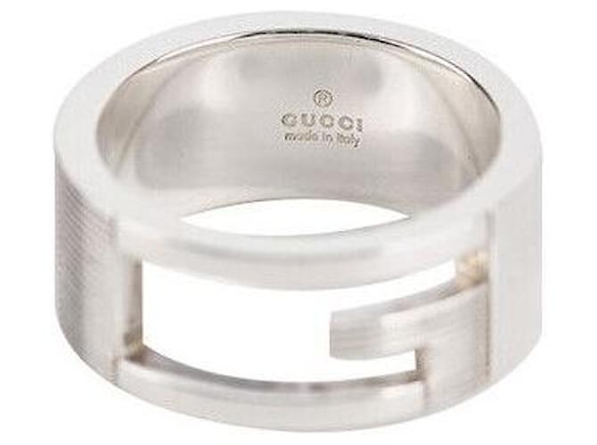 Gucci Anello in Argento con Logo Taglia - vista 5
