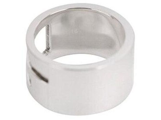 Gucci Anello in Argento con Logo Taglia - vista 5