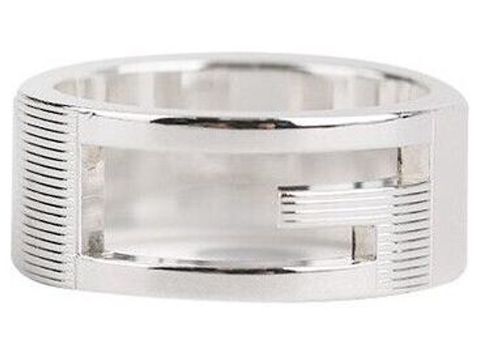 Gucci Anello in Argento con Logo Taglia - vista 4