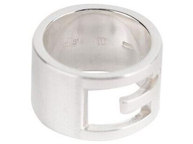 Gucci Anello in argento con logo Taglia - vista 5