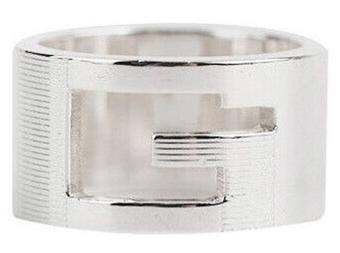 Gucci Anello in Argento con Logo Taglia - vista 4