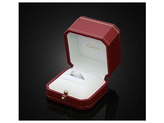 Cartier Ehering aus Platin mit Diamant - Größe Schwarz - Ansicht 6
