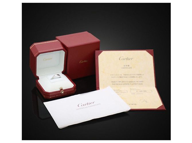 Cartier Ehering aus Platin mit Diamant - Größe Schwarz - Ansicht 7