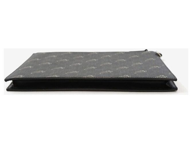 Gucci Clutch GG Tiger con tracolla Nero - vista 4
