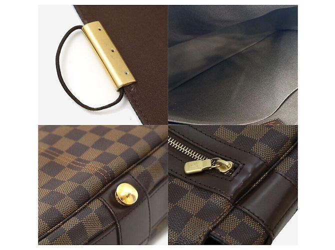 Louis Vuitton Borsa a Spalla Bastille Damier Ébène Multicolore - vista 7