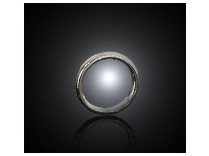 Tiffany & Co Elsa Peretti Bandring aus Platin mit Diamant, Größe Schwarz - Ansicht 2