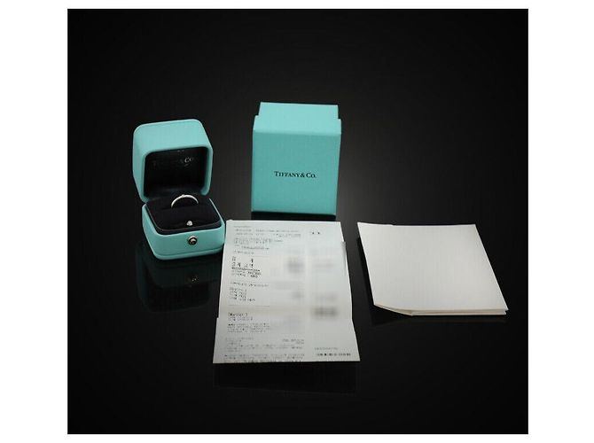 Tiffany & Co Elsa Peretti Bandring aus Platin mit Diamant, Größe Schwarz - Ansicht 7
