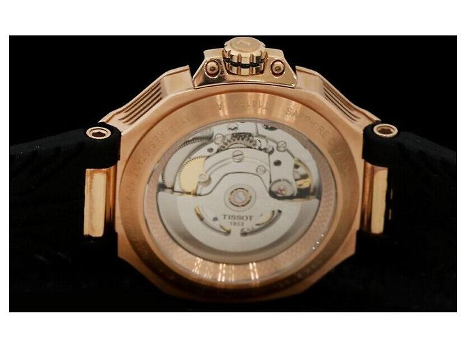 Tissot T-Race Powermatic Oro Rosa Nero - vista 4