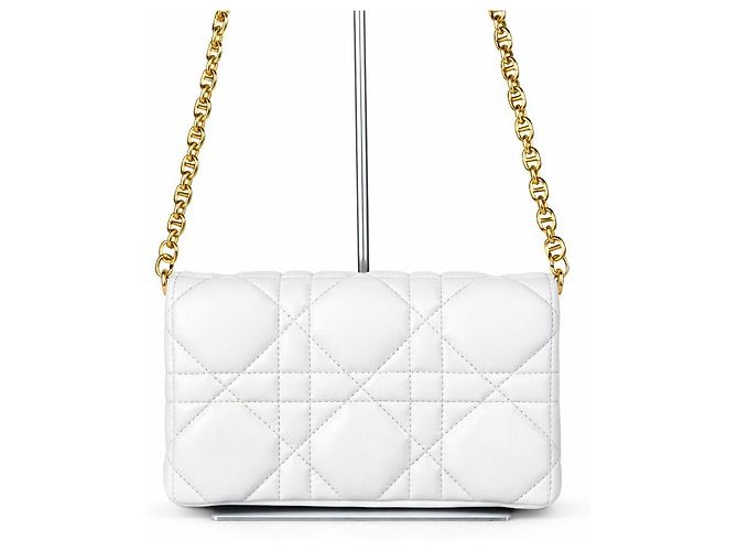 Dior Borsa a Spalla Crossbody Macro Cannage Argento - vista 2
