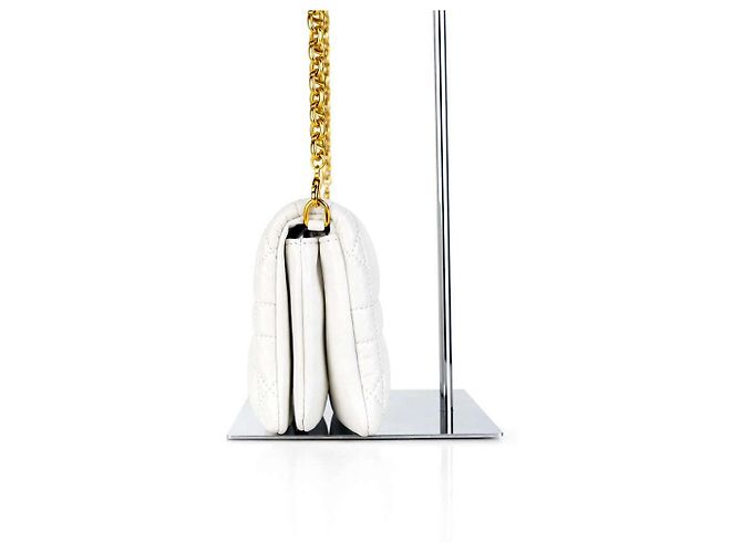 Dior Borsa a Spalla Crossbody Macro Cannage Argento - vista 3