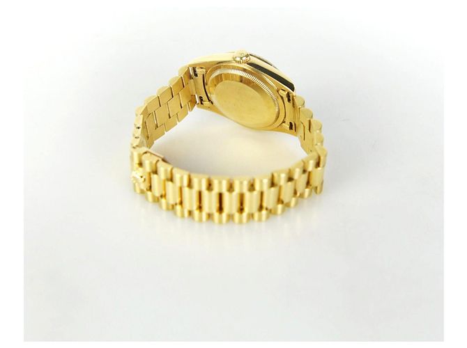 Rolex Orologio in oro con data e giorno D'oro - vista 5