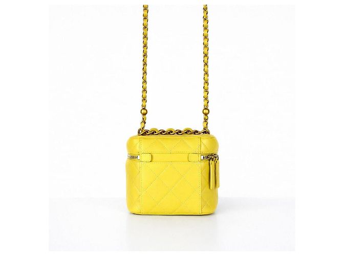 Chanel Kosmetiktasche Tote Bag Schultertasche Golden - Ansicht 3