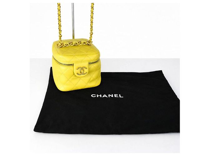 Chanel Kosmetiktasche Tote Bag Schultertasche Golden - Ansicht 6