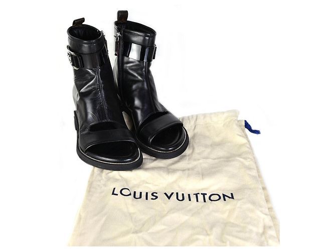 Louis Vuitton Stivaletti Moonlight Nero - vista 7
