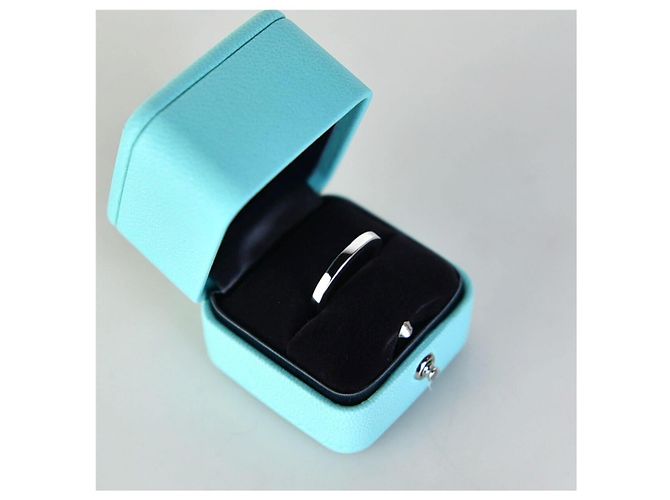 Tiffany & Co Anel de ouro branco - vista 3