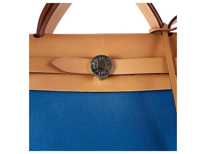 Hermès Borsa Tote Borsa a Spalla Blu - vista 2