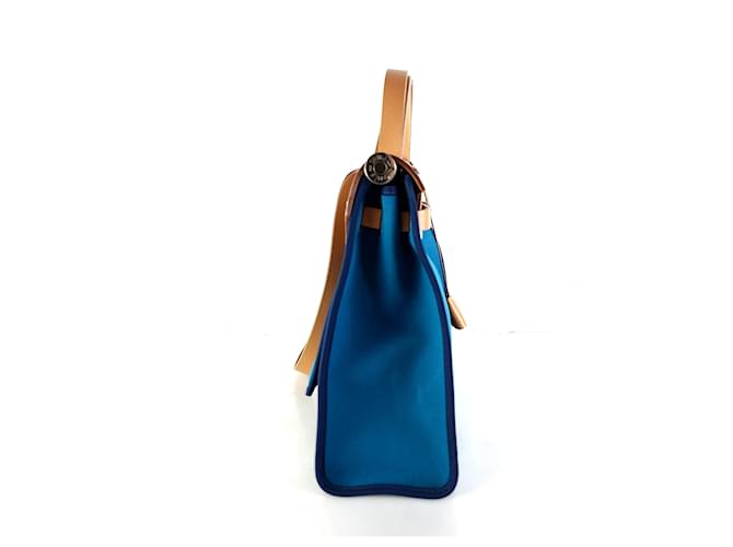 Hermès Borsa Tote Borsa a Spalla Blu - vista 3
