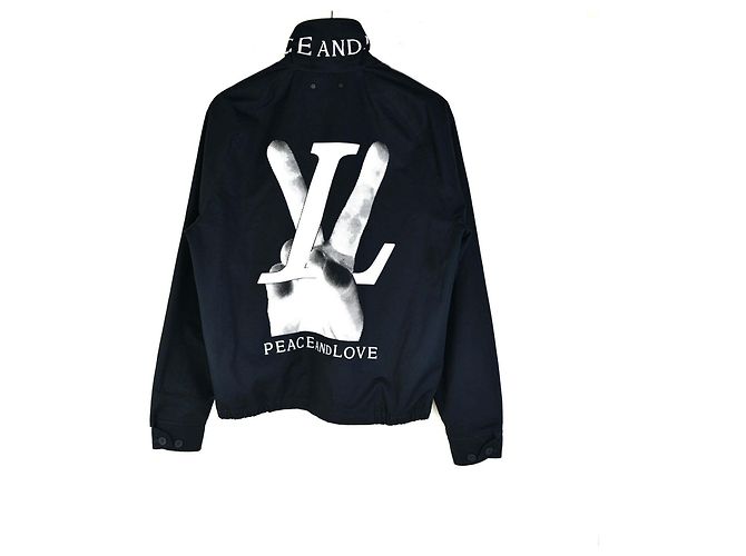 Louis Vuitton Frieden und Liebe Jacke Schwarz - Ansicht 3