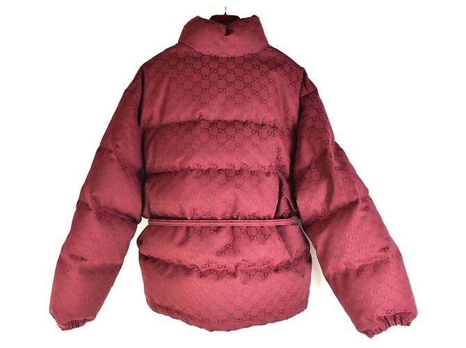 Gucci Cinturón de acolchado de lona bomber - vista 3