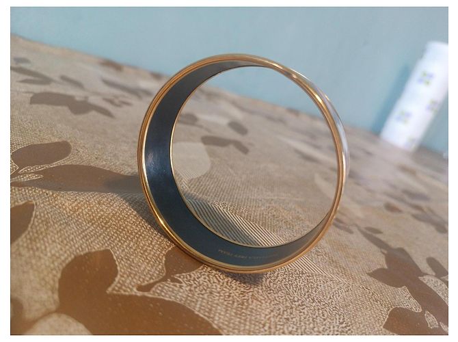 Michaela Frey Bracciale rigido con gru e motivo geometrico Multicolore D'oro - vista 3