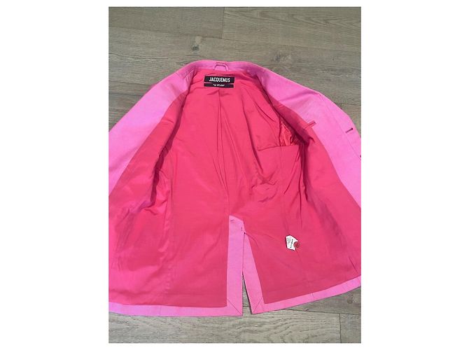 Blazer Jacquemus The Splash Rosa - vista 11
