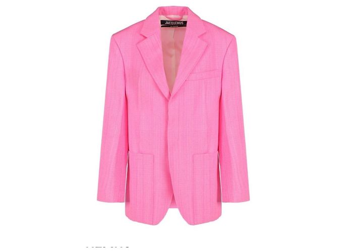 Blazer Jacquemus The Splash Rosa - vista 15