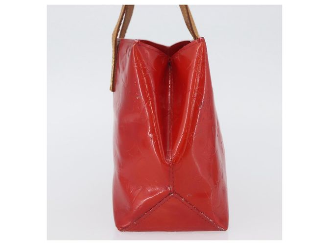 LOUIS VUITTON Monogram Vernis Reade PM Borsa a Mano Rossa M91088 LV Auth ti3791 Rosso - vista 3
