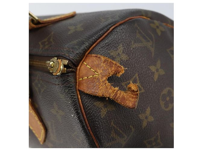 LOUIS VUITTON Borsa a Mano Monogram Speedy 25 M41528 LV Auth ARZ031 Monogramma - vista 18