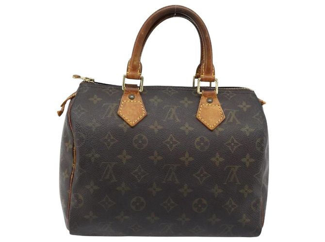 LOUIS VUITTON Borsa a Mano Monogram Speedy 25 M41528 LV Auth ARZ031 Monogramma - vista 2