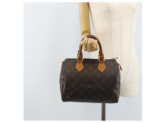 LOUIS VUITTON Borsa a Mano Monogram Speedy 25 M41528 LV Auth ARZ031 Monogramma - vista 23