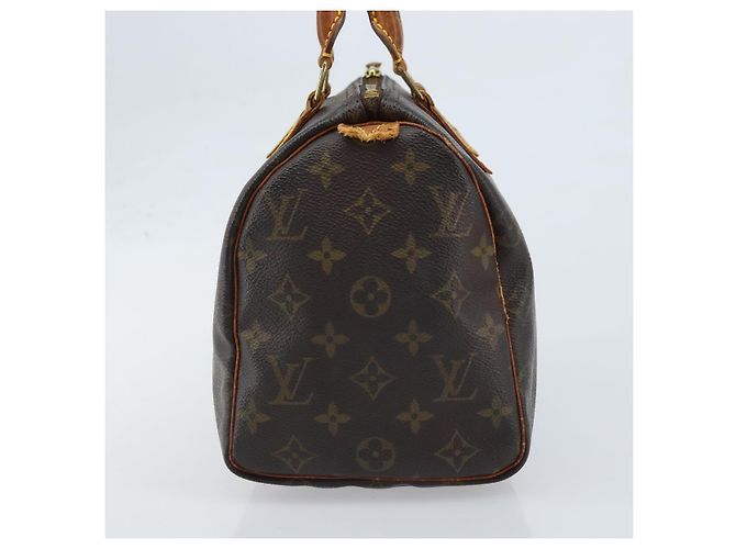 LOUIS VUITTON Borsa a Mano Monogram Speedy 25 M41528 LV Auth ARZ031 Monogramma - vista 3