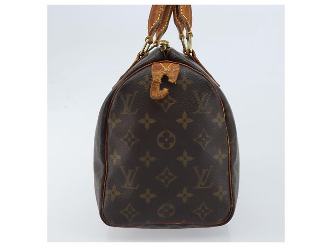 LOUIS VUITTON Borsa a Mano Monogram Speedy 25 M41528 LV Auth ARZ031 Monogramma - vista 4