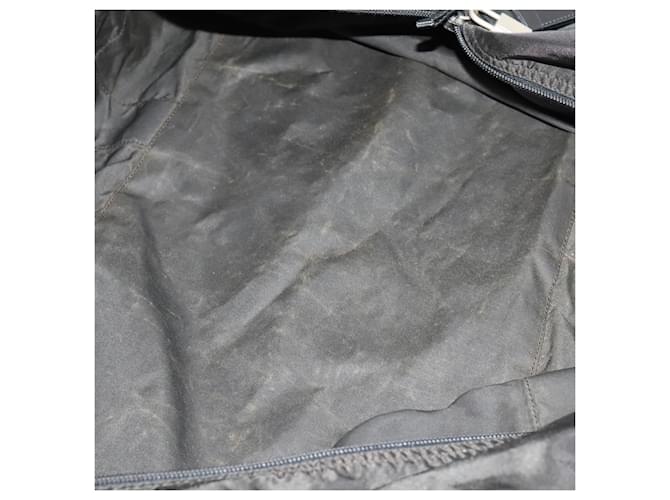 Borsa Boston PRADA Nylon 2way Nera Argento Auth 172154 Nero - vista 11