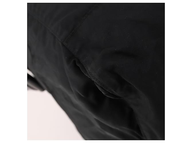 Borsa Boston PRADA Nylon 2way Nera Argento Auth 172154 Nero - vista 18