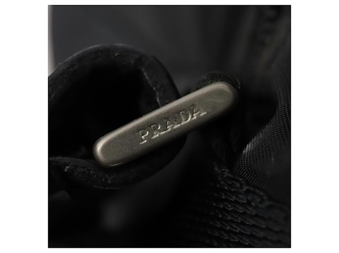 Borsa Boston PRADA Nylon 2way Nera Argento Auth 172154 Nero - vista 20