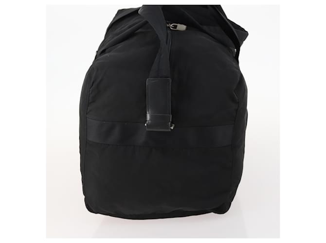 Borsa Boston PRADA Nylon 2way Nera Argento Auth 172154 Nero - vista 3
