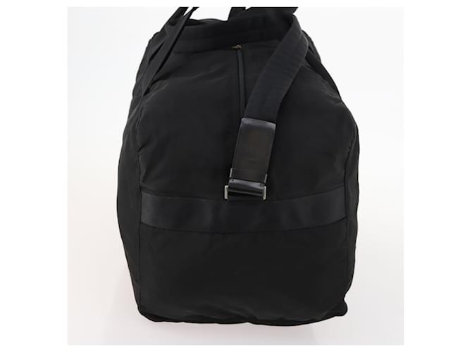 Borsa Boston PRADA Nylon 2way Nera Argento Auth 172154 Nero - vista 4