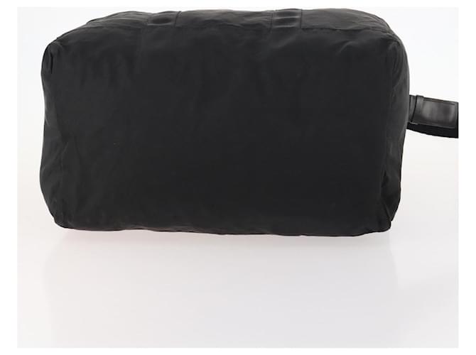 Borsa Boston PRADA Nylon 2way Nera Argento Auth 172154 Nero - vista 5