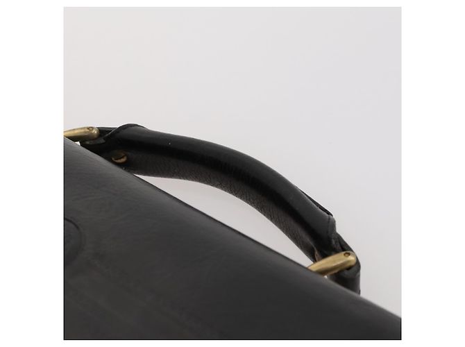 Bolso de negocios de cuero negro y dorado VERSACE Auth bs33703 - vista 14