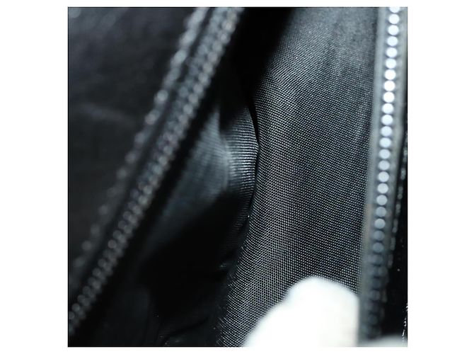 Bolso de negocios de cuero negro y dorado VERSACE Auth bs33703 - vista 24