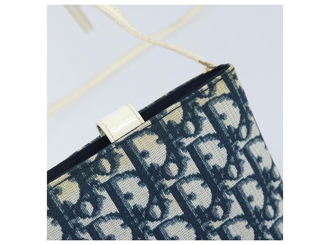 Borsa a Spalla in Tela Trotter Christian Dior Blu Navy Auth bs33991 - vista 10