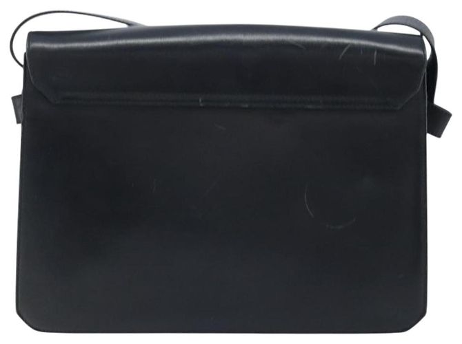 Borsa a Spalla Vala in Pelle Nera e Oro Salvatore Ferragamo Auth BA11344 Nero D'oro - vista 2