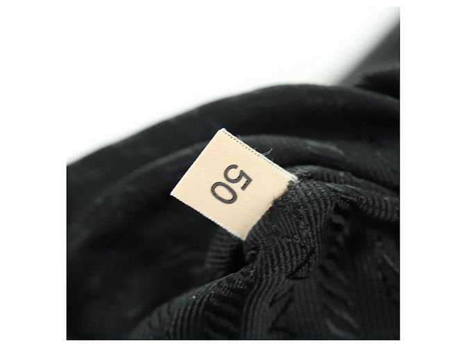 Borsa a mano PRADA in nylon nero argento BR2120 Auth am11021V - vista 11