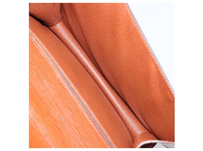 LOUIS VUITTON Borsa a Mano Epi Monceau 28 Marrone M52123 LV Auth BA11286 - vista 10