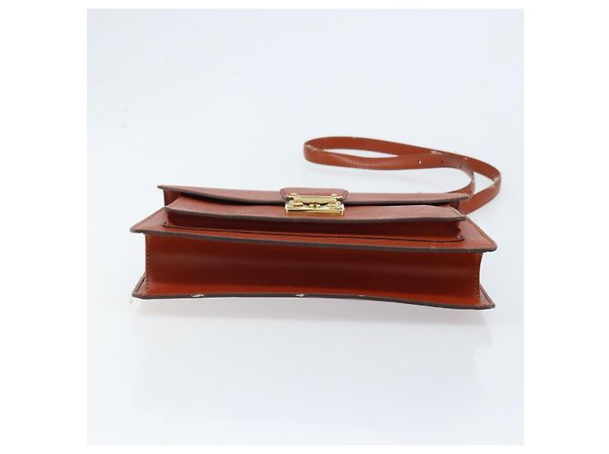 LOUIS VUITTON Borsa a Mano Epi Monceau 28 Marrone M52123 LV Auth BA11286 - vista 5