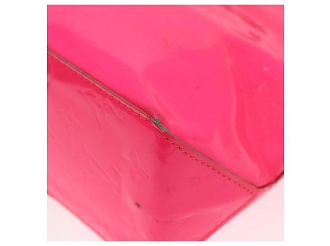 LOUIS VUITTON Borsa Reade PM Monogram Vernis Fluo Rosa Arancio M91903 Auth mr2138 Arancione - vista 14