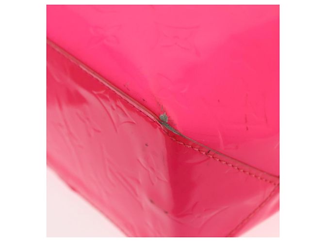 LOUIS VUITTON Borsa Reade PM Monogram Vernis Fluo Rosa Arancio M91903 Auth mr2138 Arancione - vista 16
