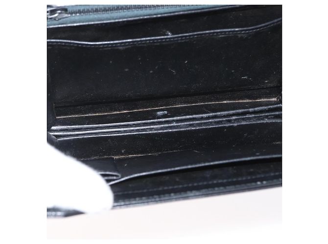 Sac à main en cuir noir et or Auth ARZ052 de GUCCI Doré - vue 11