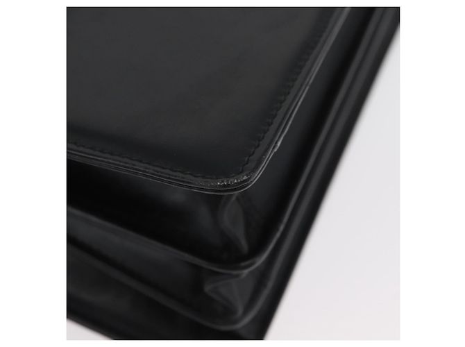 Sac à main en cuir noir et or Auth ARZ052 de GUCCI Doré - vue 14